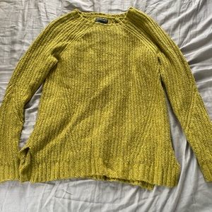 AE green knit sweater